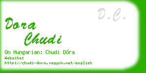 dora chudi business card